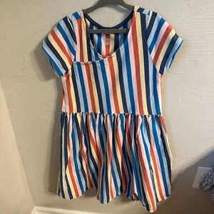 Tea Collection Multicolor Striped Kids Dress
